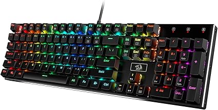 RedRedragon K556 RGB LED Backlit Wired Mechanical Gaming Keyboard